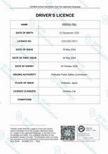 Load image into Gallery viewer, Driver License Translation (By NAATI-Certified Translator)