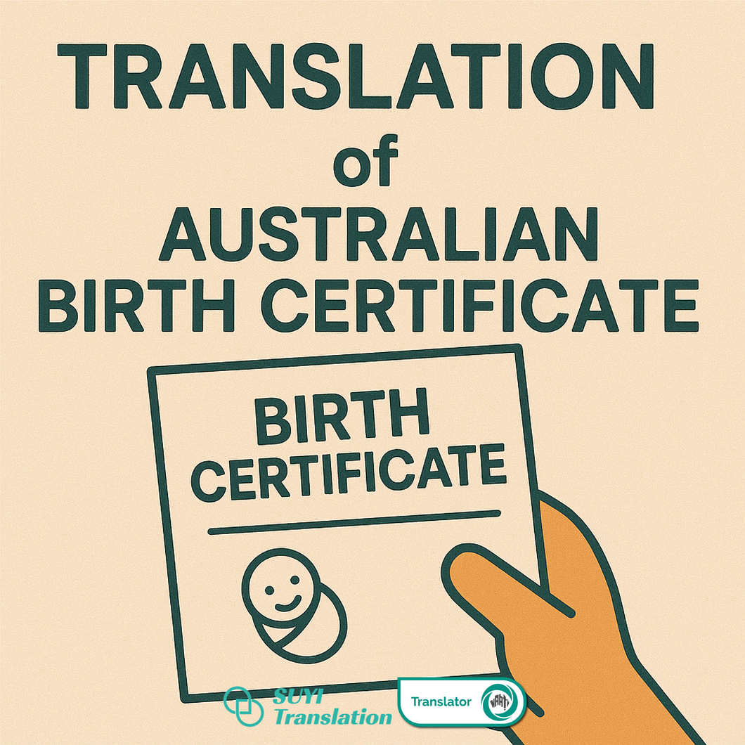 Translation Service for Australian Birth Certificates By NAATI Certified Translators
